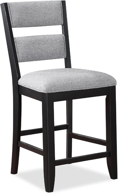 JAVIAN Black 6 Piece Counter Height Set