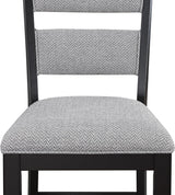 JAVIAN Black 18" Wide Counter Chair