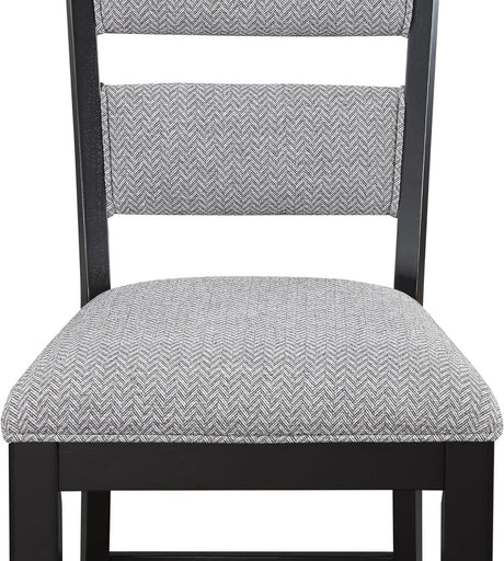 JAVIAN Black 18" Wide Counter Chair