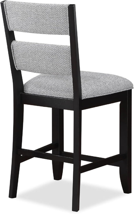JAVIAN Black 18" Wide Counter Chair