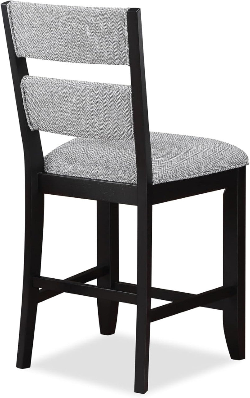 JAVIAN Black 6 Piece Counter Height Set
