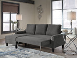 JERICO Gray 84" Wide Sectional Sleeper