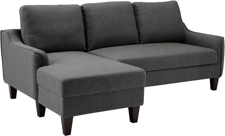 JERICO Gray 84" Wide Sectional Sleeper