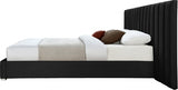 JESIQUE Black Velvet Bed