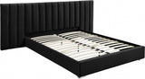JESIQUE Black Velvet Bed