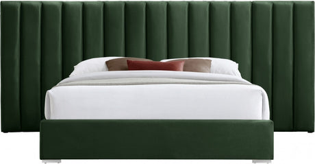JESIQUE Green Velvet Bed