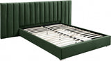 JESIQUE Green Velvet Bed