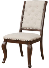 JILIAN Dark Brown 9 Piece Dining Room Set with Arm Chairs