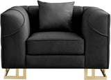 JOAO Black Luxury Sofa & Loveseat