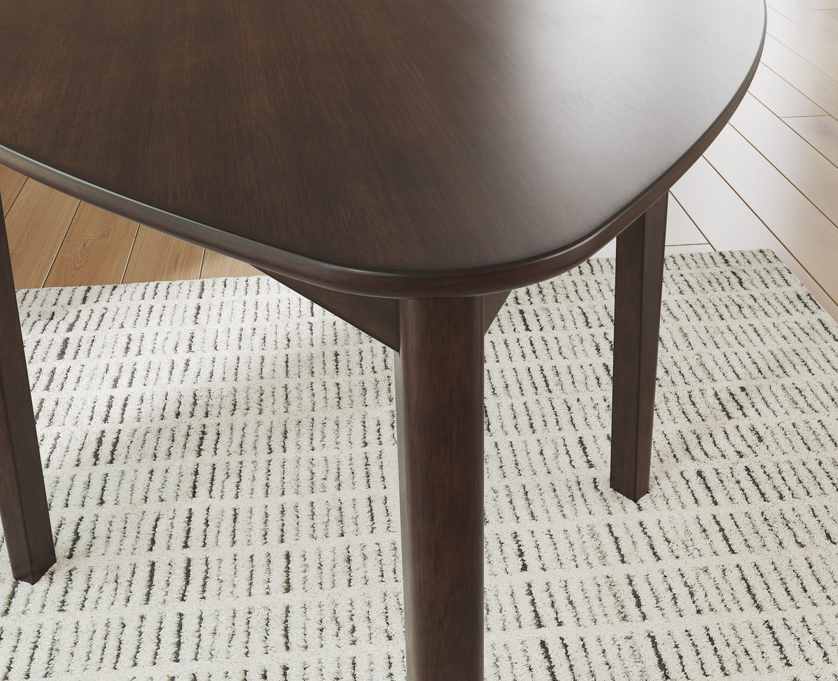 JOVI Dark Brown 3 Piece Dining Set