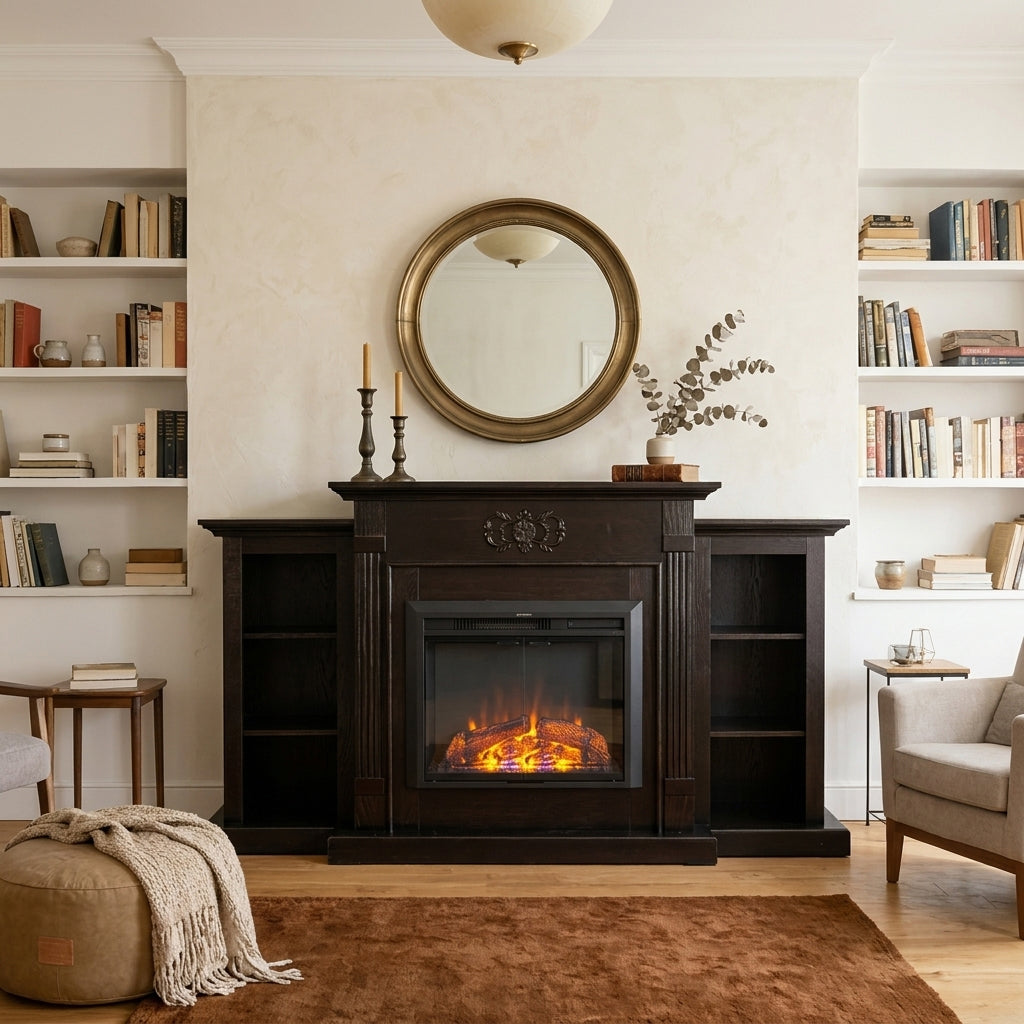 JOAQUIN 72" Wide x 42" Height Fireplace