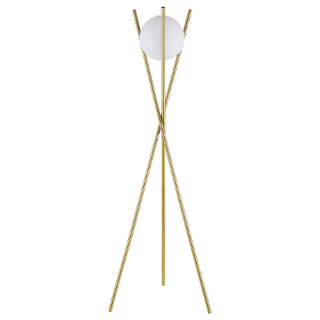 JURNEE Gold 22" x 65" Height Floor Lamp