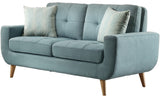 Jacky Teal Loveseat