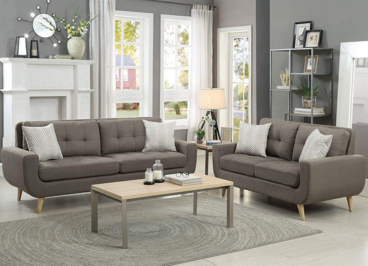 Jacky Gray Loveseat