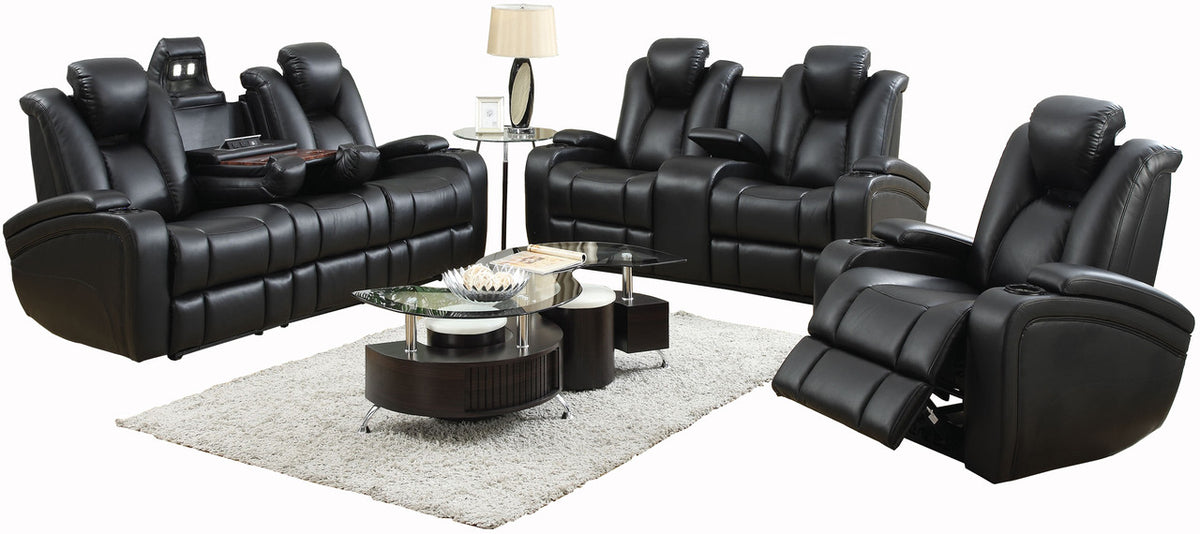 JADE Reclining Sofa & Loveseat with USB Port