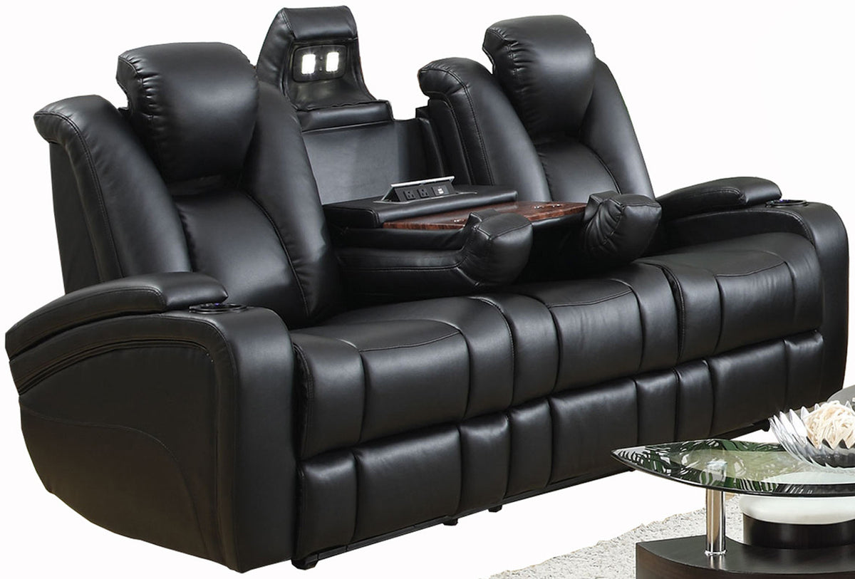 JADE Reclining Sofa & Loveseat with USB Port