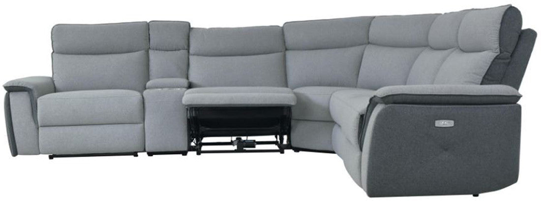JAMIE Gray Powered Reclining Sectional
