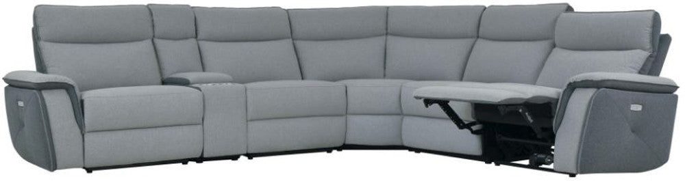 JAMIE Gray Powered Reclining Sectional