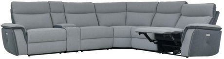 JAMIE Gray Powered Reclining Sectional