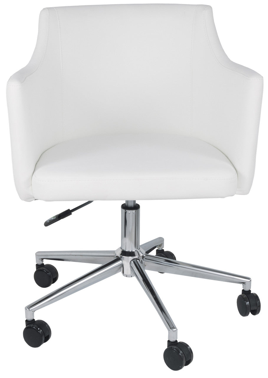 JANE White 24" Wide Desk Chair *CLEARANCE