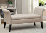 JESSICA Beige Storage Bench