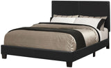 JOHAN Black Platform Bed