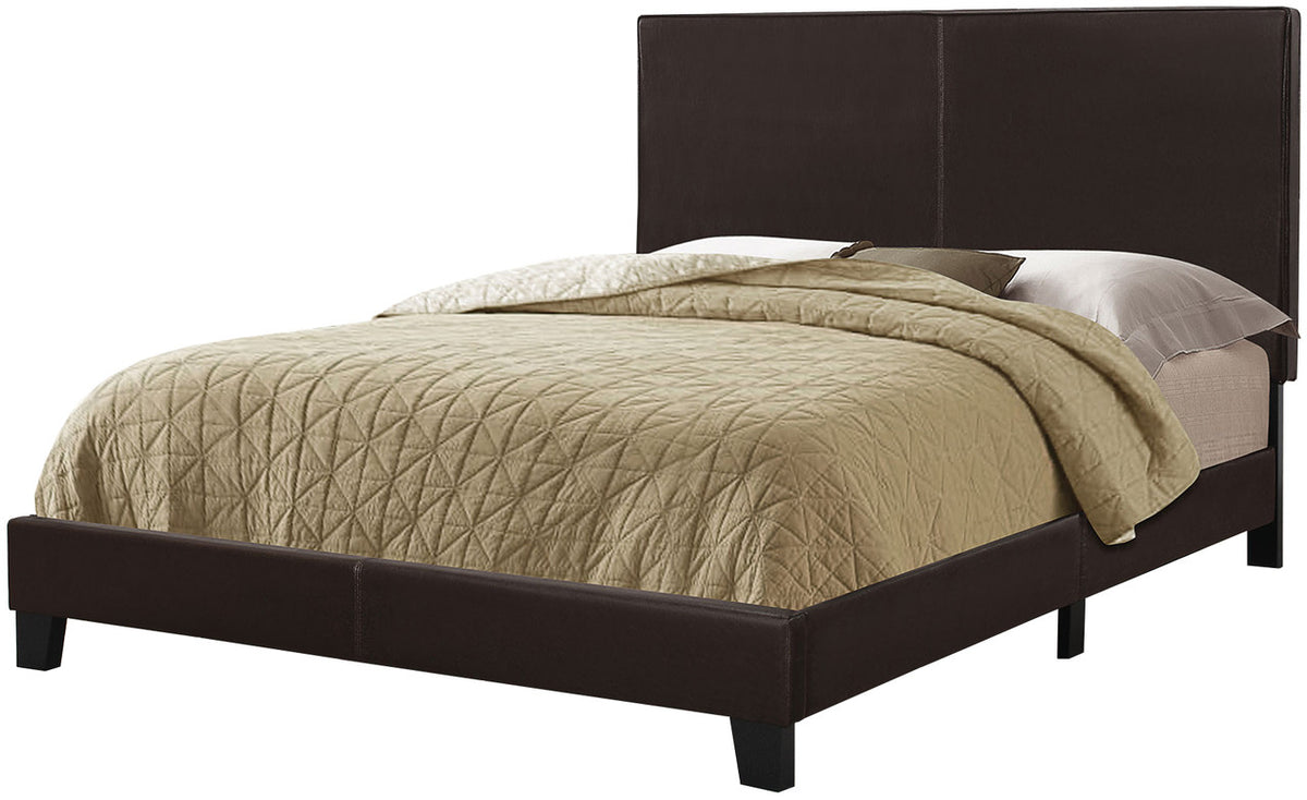 JOHAN Brown Platform Bed