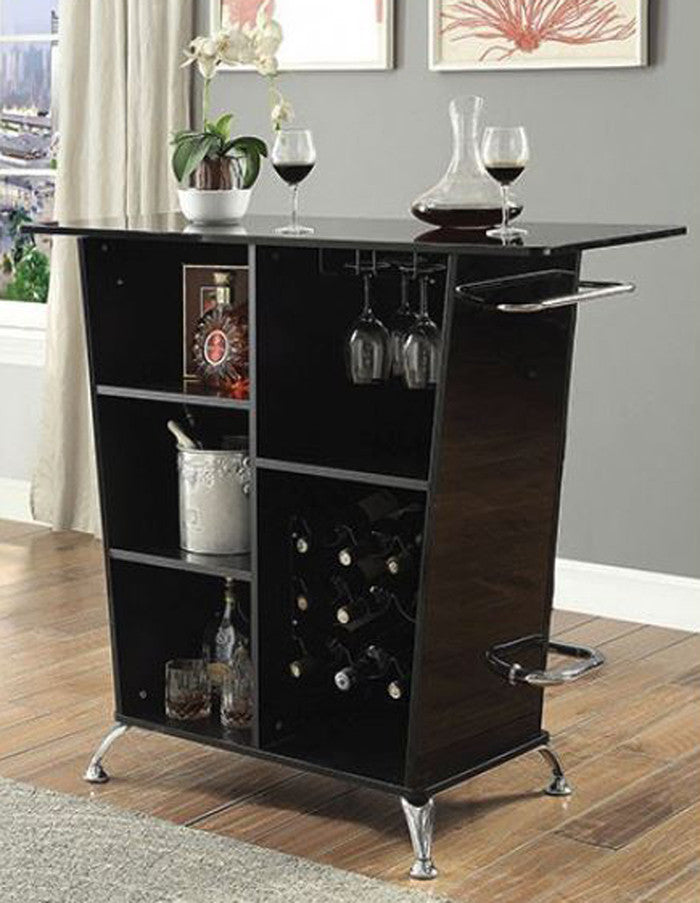 Joyce Black Bar Table