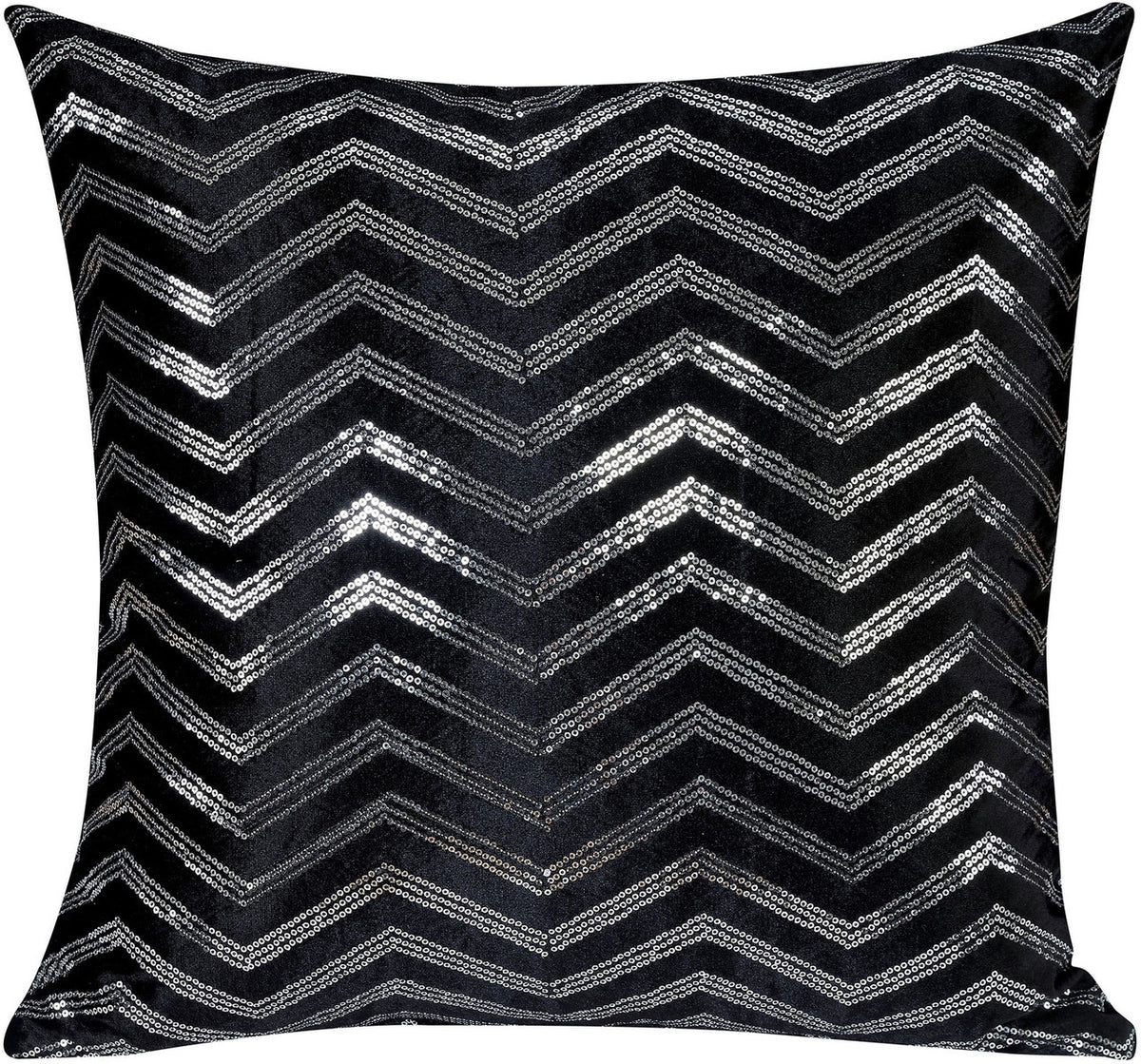 YULIETTE Black 76" Wide Loveseat