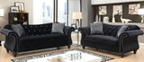 YULIETTE Black Sofa & Loveseat