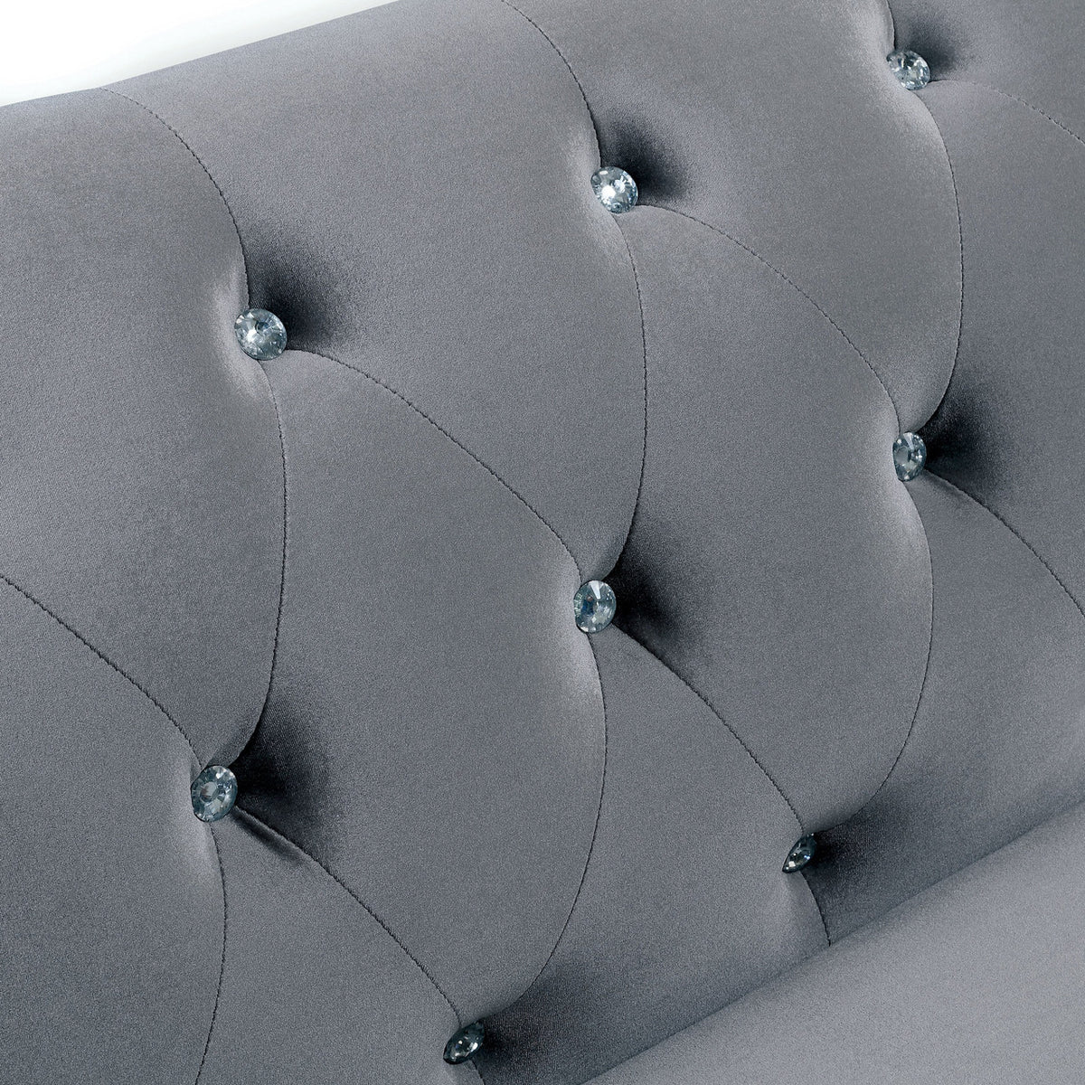 YULIETTE Gray 90" Wide Sofa