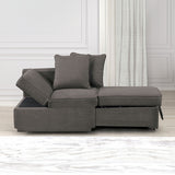 JAKE 71" Wide Chaise Lounge Sofa Bed