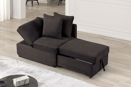 JAKE 71" Wide Chaise Lounge Sofa Bed
