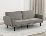 KADE Gray 81" Wide Adjustable Sofa Bed with USB