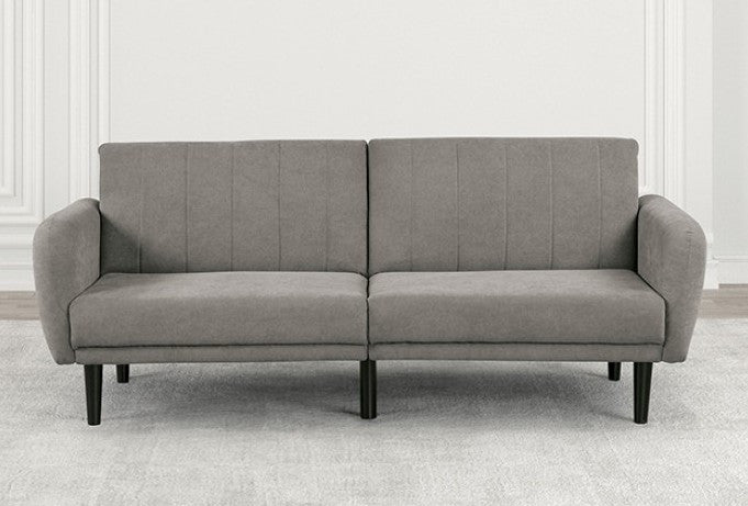 KADE Gray 81" Wide Adjustable Sofa Bed with USB