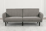 KADE Gray 81" Wide Adjustable Sofa Bed with USB