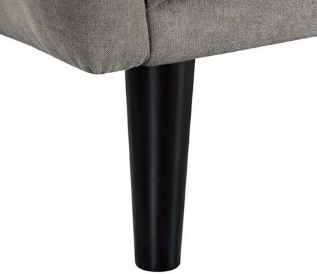 KADE Gray 81" Wide Adjustable Sofa Bed with USB