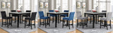 The Black Velvet 12 Piece Home Furniture Package