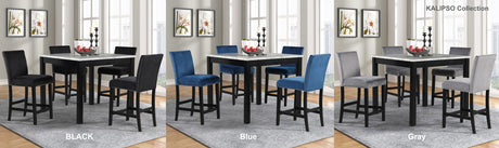 The Black Velvet 12 Piece Home Furniture Package