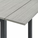 KALVEN Black & Gray 3 Piece Drop-Leaf Dining Set