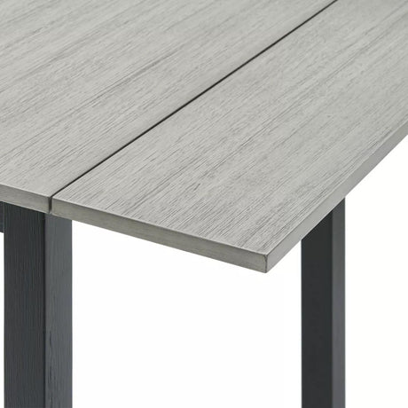 KALVEN Black & Gray 3 Piece Drop-Leaf Dining Set