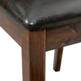 KALVEN Brown 3 Piece Drop-Leaf Dining Set