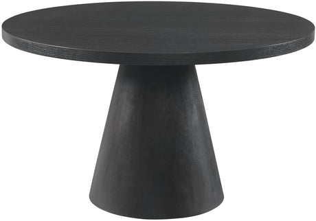 KARIM Black 52" x 52" Round Dining Table