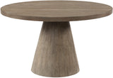 KARIM Natural Brown & Gray Boucle 5 Piece Dining Set