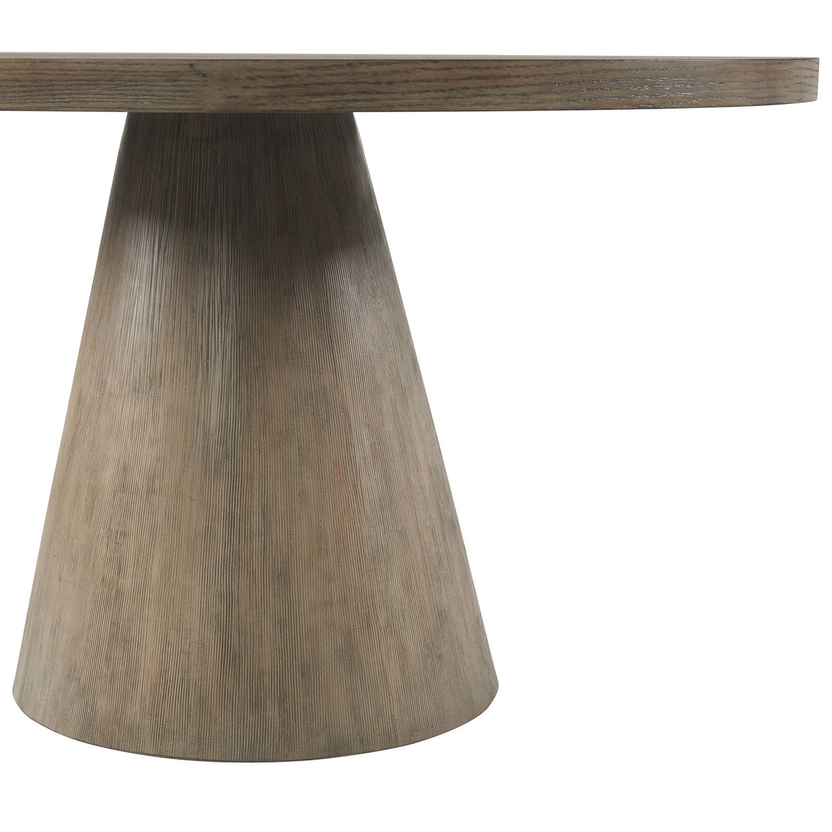 KARIM Natural Brown 52" Wide Round Dining Table