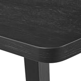 KARIM Black & Gray Boucle 7 Piece Dining Set