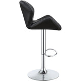 KAXEL Black 21" Wide Bar Stool