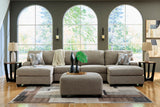 KAXIM Light Brown 40" x 40" Ottoman