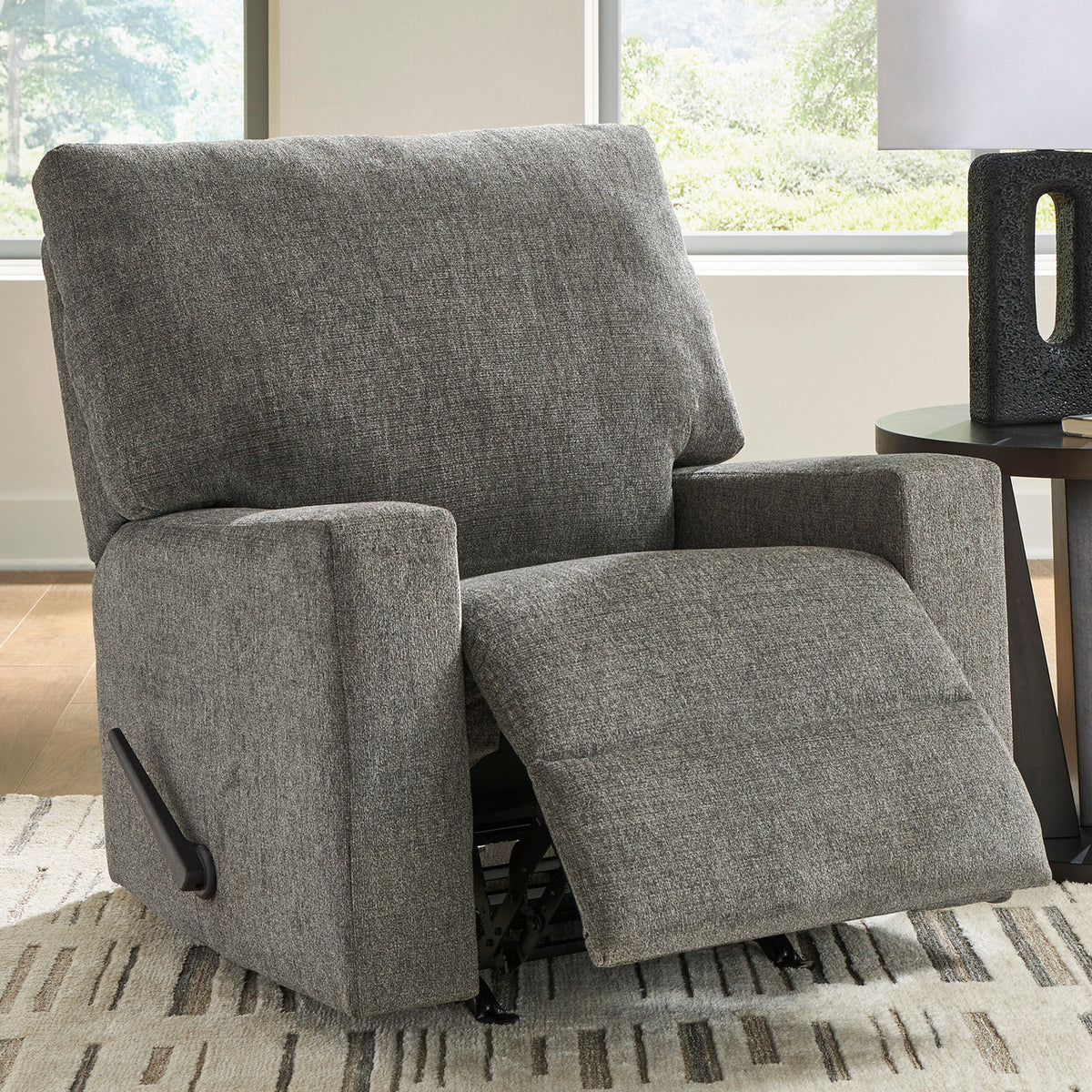 KAXIM Gray 36" Wide x 40" Height Rocker Recliner