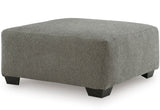 KAXIM Gray 40" x 40" Ottoman